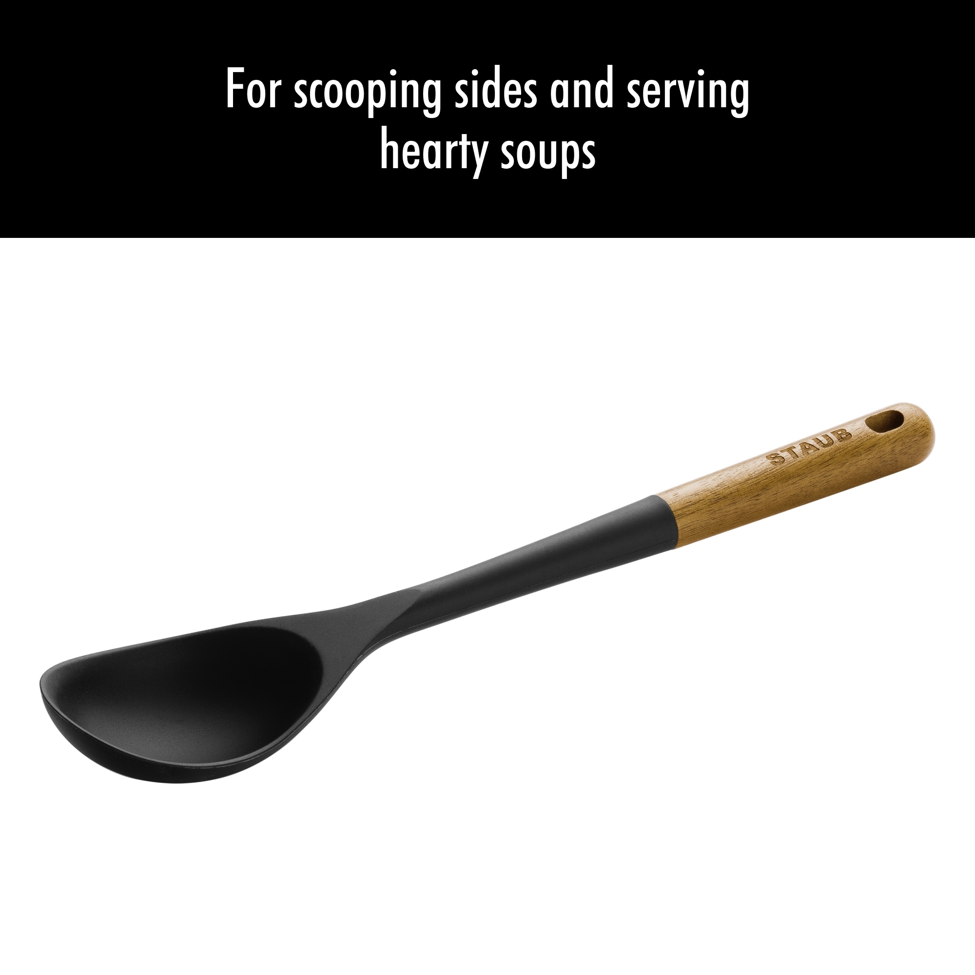 Staub - Wood and silicone kitchen utensil - Ladle - 1 Piece