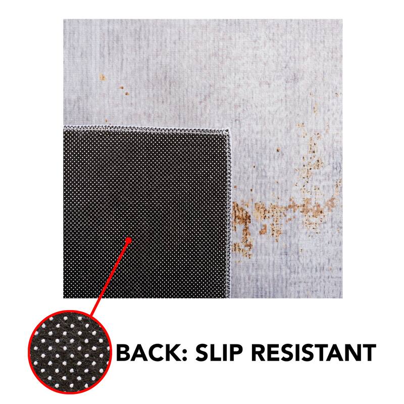 SAFAVIEH Tacoma Machine Washable Slip Resistant Adline Modern Abstract