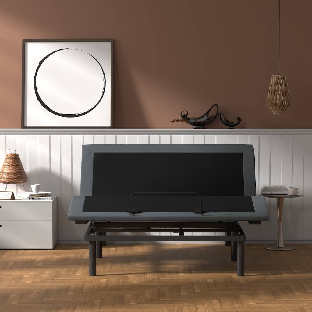 Adjustable Bed Base With Head and Foot Position Adjustments