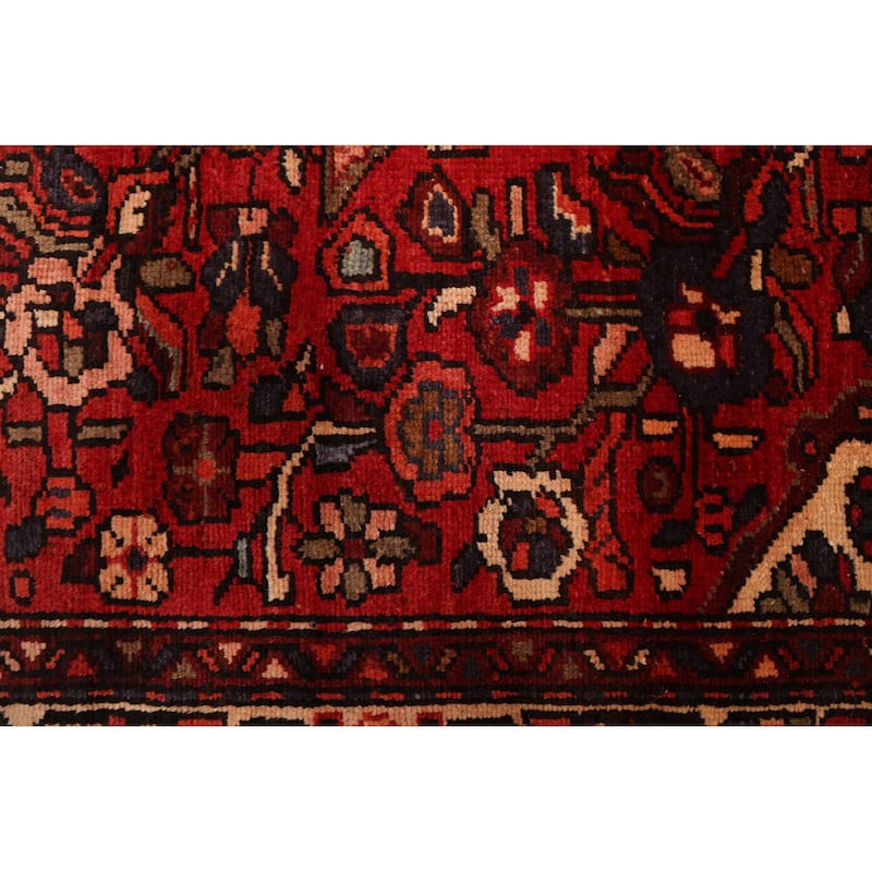 ECARPETGALLERY Hand-knotted Andelz Red Wool Rug - 3'10 x 10'5