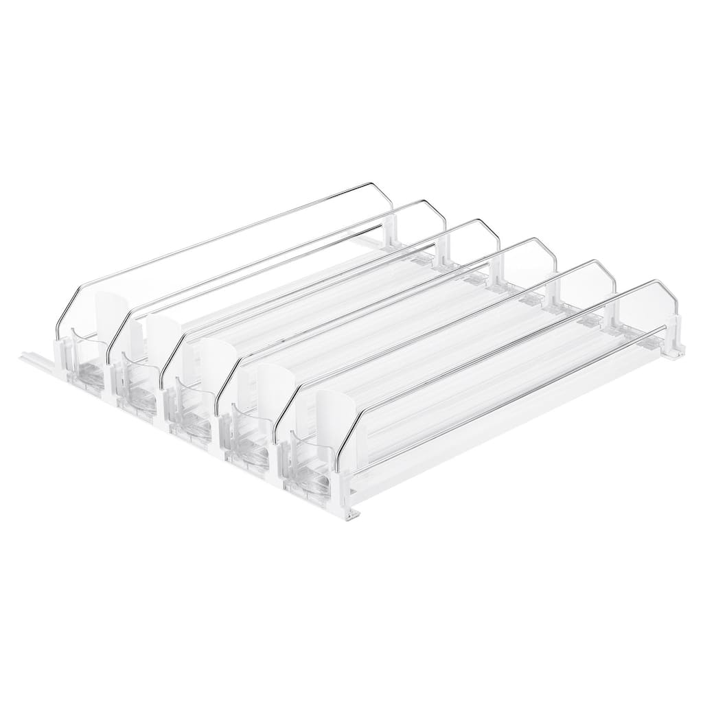 5pcs Self-Pushing Soda Can Dispenser Drink Organizer for Vending Machine, White