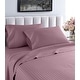 preview thumbnail 2 of 3, Home Sweet Home Dream Striped 1200 TC Egyptian Cotton Deep Pocket Bed Sheet Set