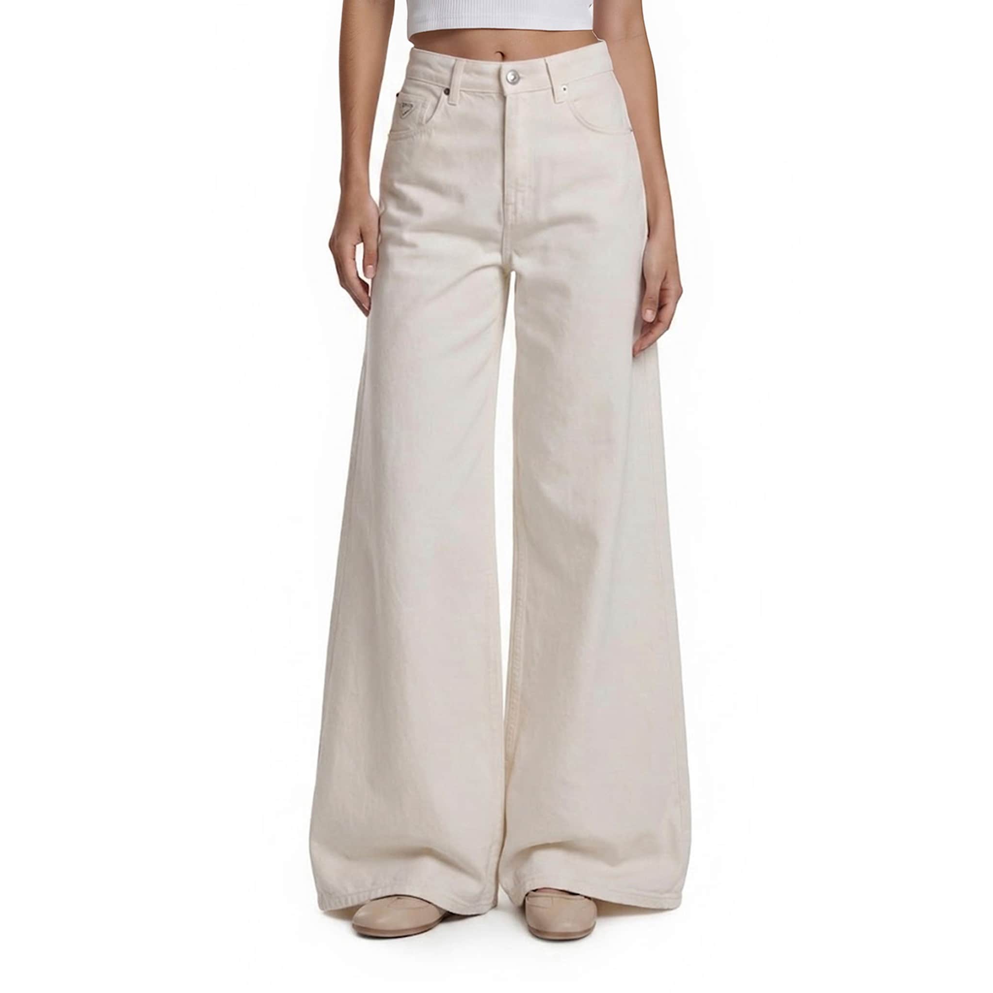 Prada Palazzo Denim Jeans