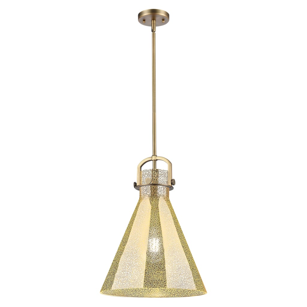 Innovations Lighting Downtown Urban - Newton Cone - 1 Light 14" Stem Hung Arched-Frame Pendant
