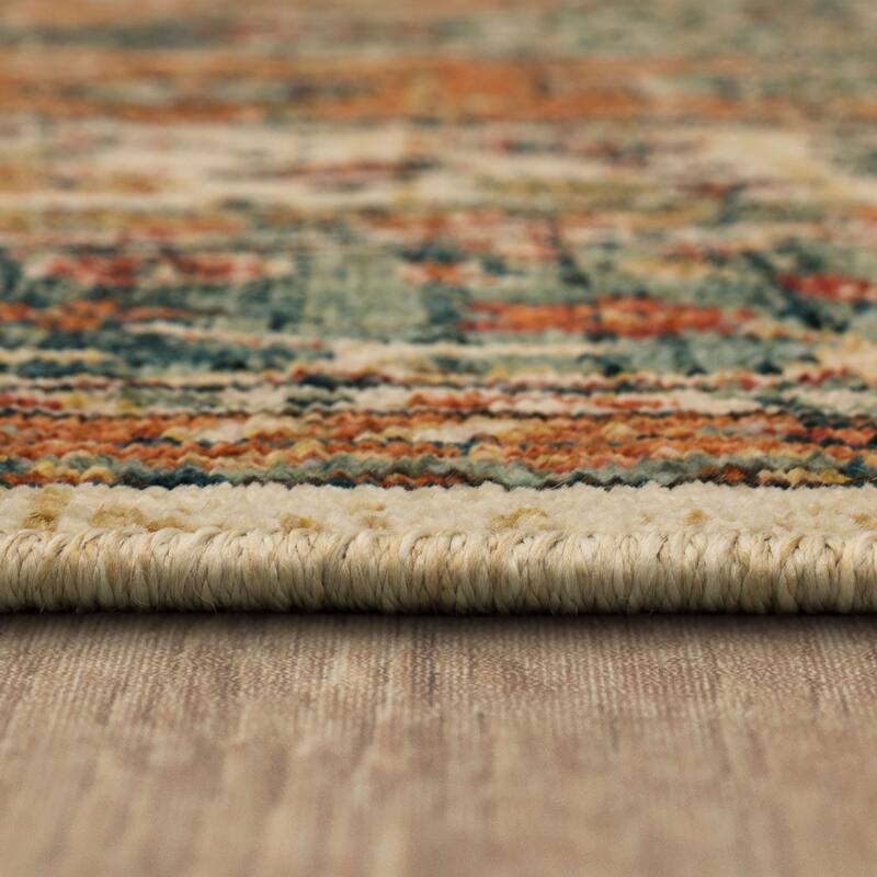 Mohawk Home Dunlop Traditional Medallion Area Rug