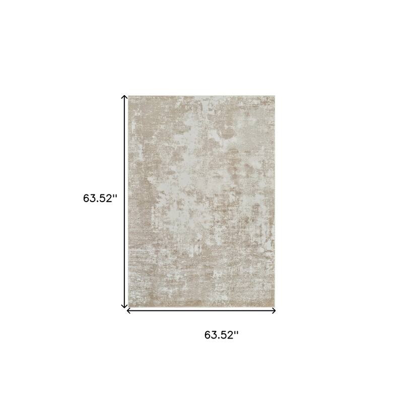 Distressed Abstract Modern Stain Resistant Woven Durable Area Rug