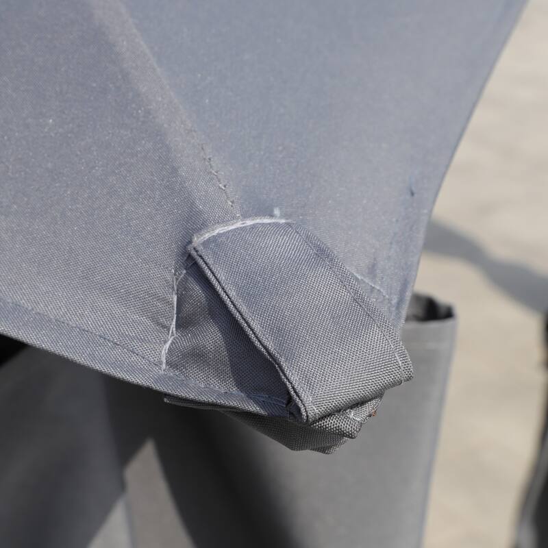 13 x 10 Outdoor Gazebo Canopy Tent With Ventilated Double Roof And Mosquito net for Lawn(Detachable Mesh Screen On All Sides)