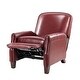 preview thumbnail 74 of 96, Gladis Modern Retro Genuine Leather Recliner with Nailhead Trim Set of 2 by HULALA HOME