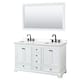 Option White / White Quartz Top / Matte Black Hardware