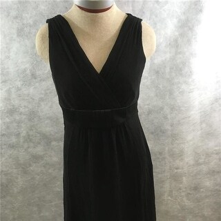 Shop Ann Taylor Black Sleeveless Dressy Dress Bow Size 4 Womens