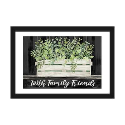 iCanvas "Faith, Family, Friends" by Cindy Jacobs