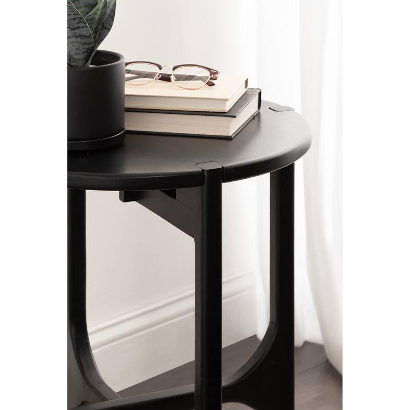 Kate and Laurel Kroscove Wood Side Table