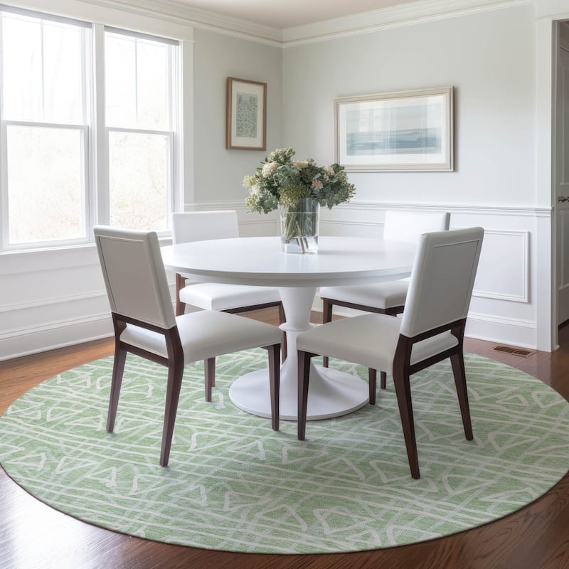 Machine Washable Indoor/ Outdoor Chantille Morrocan Boho Rug