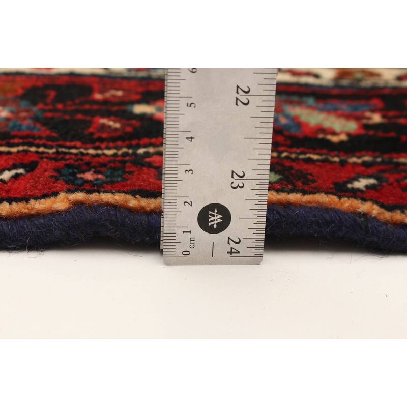 ECARPETGALLERY Hand-knotted Andelz Red Wool Rug - 3'7 x 7'0