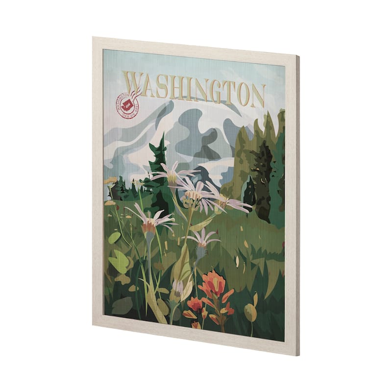 Washington State "Go" Series Made To Order Canvas Art