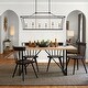 preview thumbnail 8 of 14, 6 - Light Kitchen Island Linear Pendant