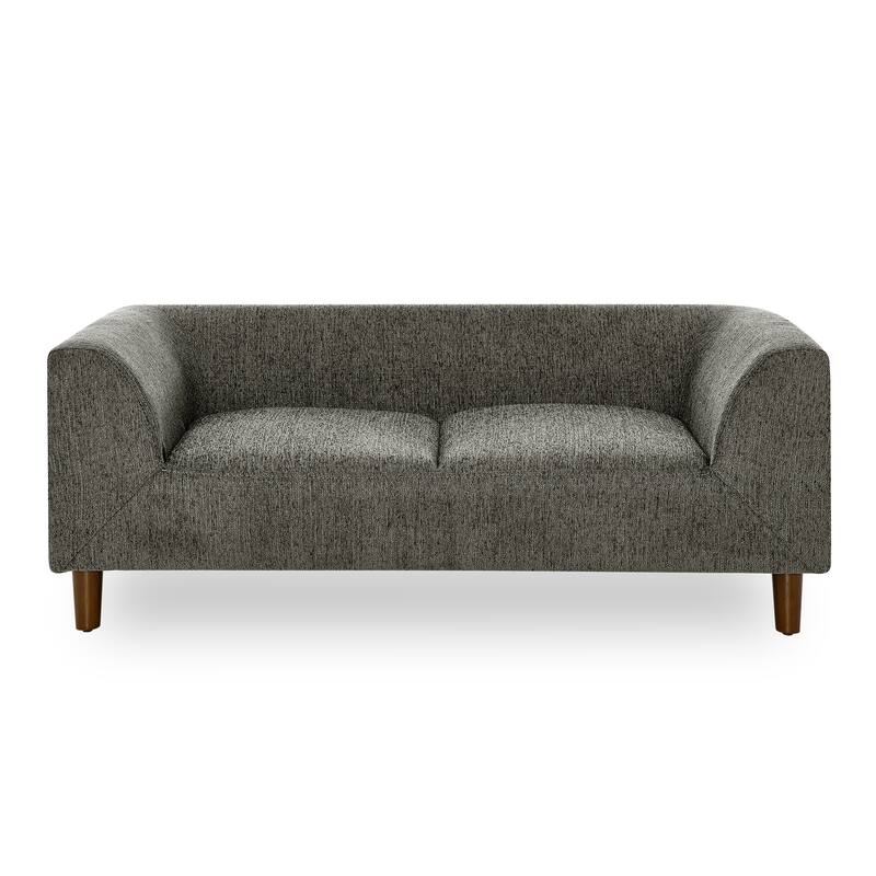 Roomfitters Pet Sofa with Backrest and Armrests, Modern Rectangular Dog Couch for Small and Medium Dogs, Soft Cushion