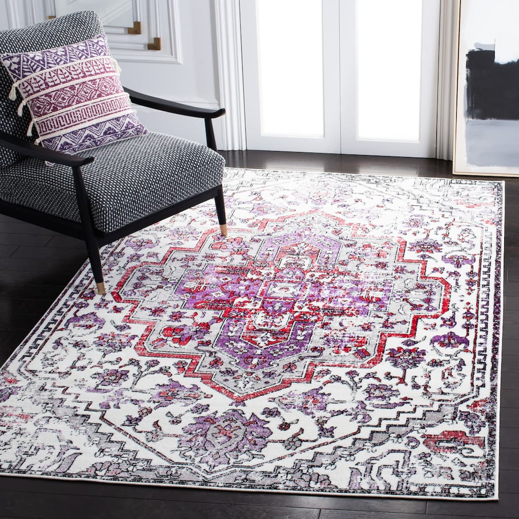 SAFAVIEH Skyler Rella Medallion Distressed Rug