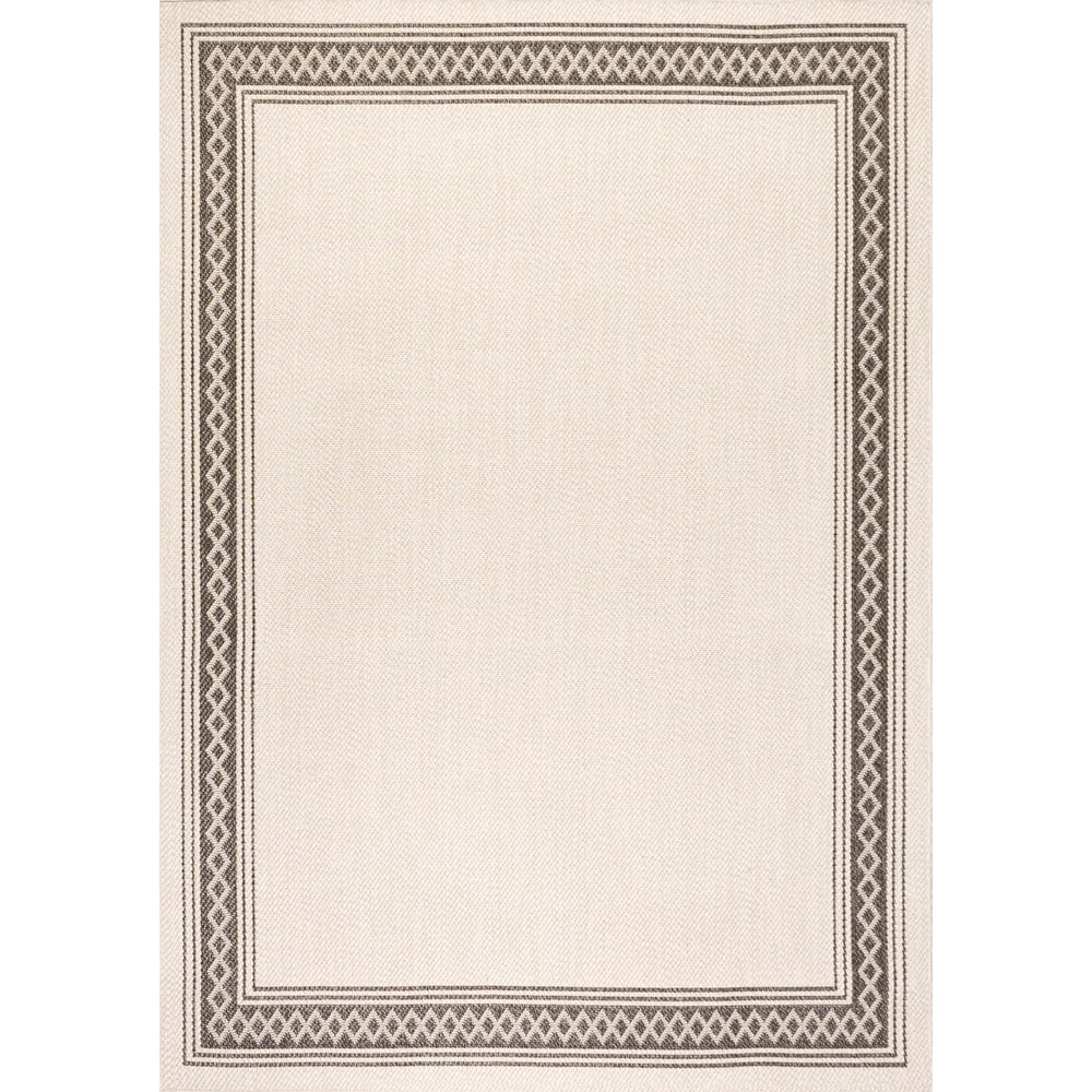JONATHAN Y Havana Classic Diamond Border Indoor/Outdoor Area Rug