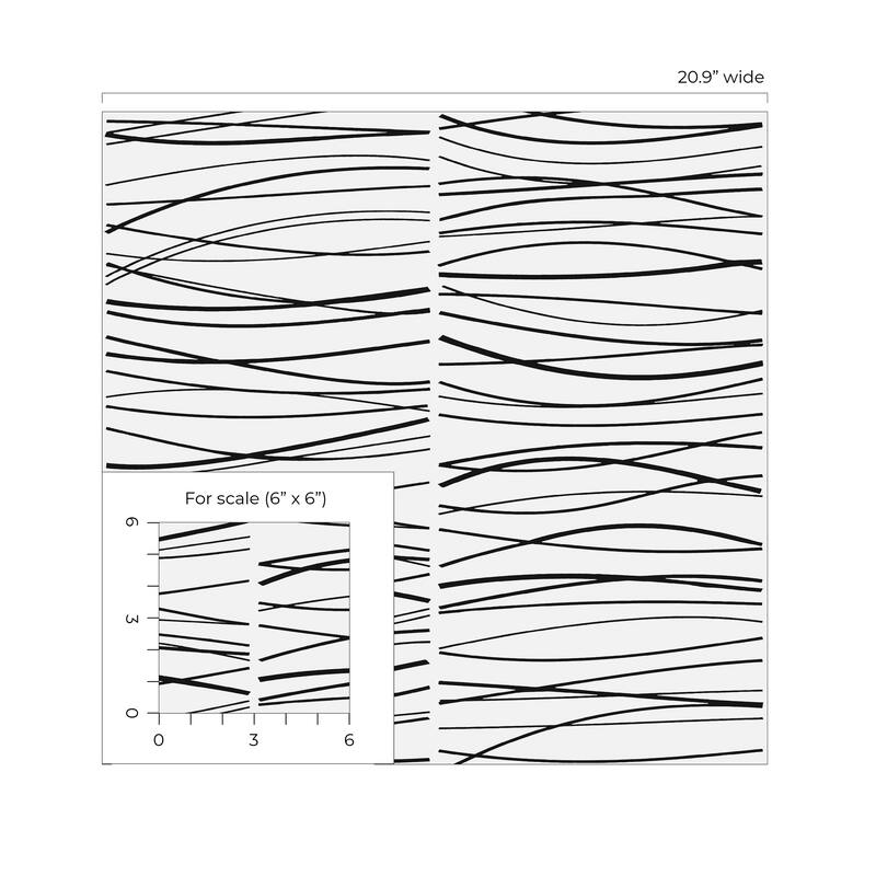 NextWall Wave Lines Peel and Stick Wallpaper Bed Bath & Beyond 39399263