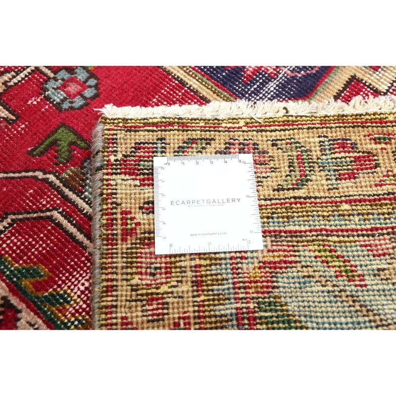 ECARPETGALLERY Hand-knotted Antalya Vintage Red Wool Rug - 6'4 x 9'0