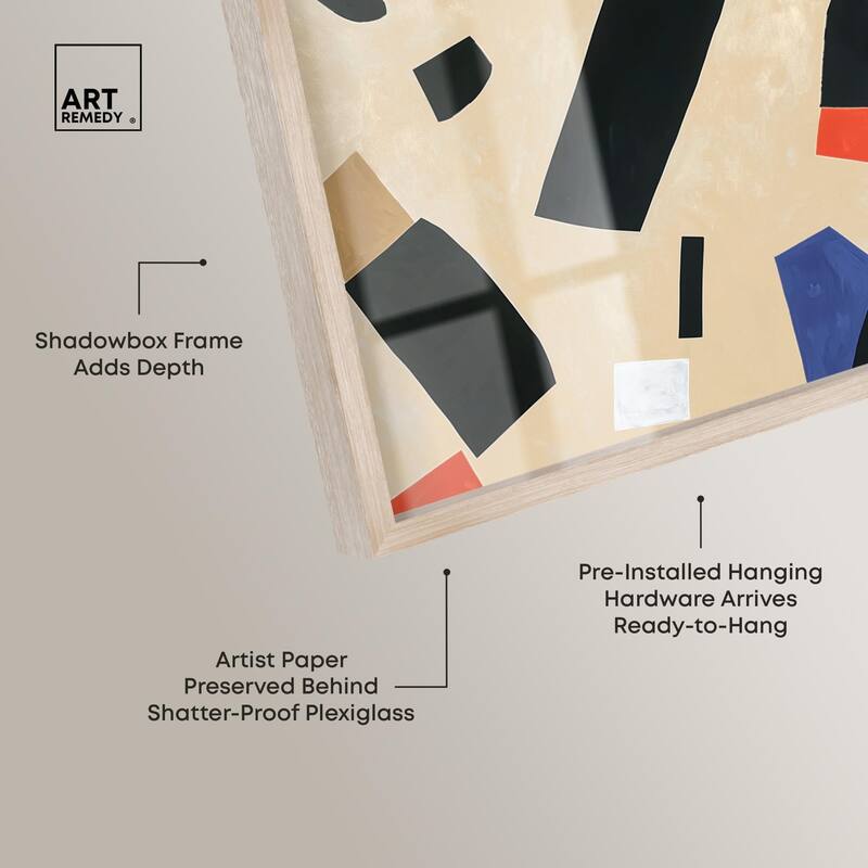 Mindscape Mosaic I Shadowbox by Art Remedy
