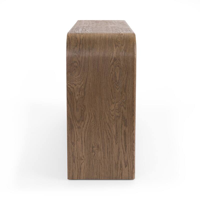 Studio London Clara Console Table Mid-Century Modern Oak Console Weathered Oak