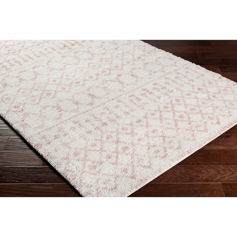 Livabliss Akai Plush Moroccan Stripe Area Rug