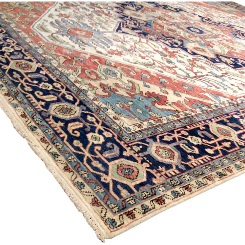 Pasargad Home Serapi Hand-Knotted Wool Area Rug