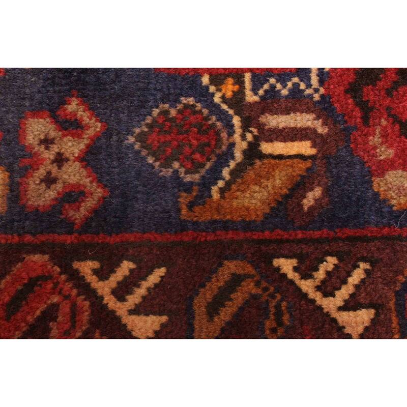 ECARPETGALLERY Hand-knotted Teimani Dark Navy Wool Rug - 2'10 x 4'6