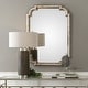preview thumbnail 4 of 2, Uttermost Calanna Distressed Traditional Wall Mirror by David Frisch