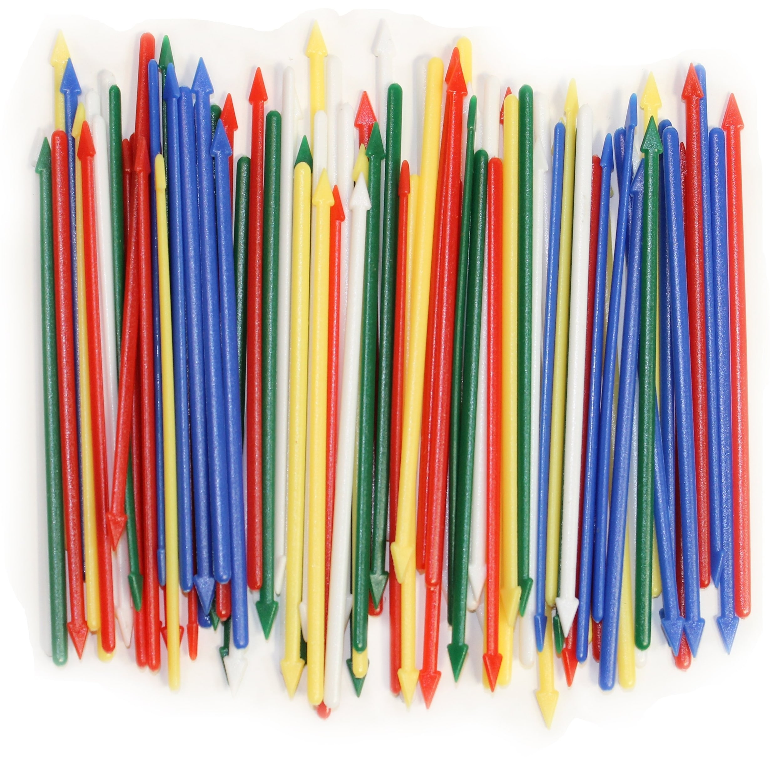 Chef Craft 3.25 Inch Summer Party Spears Cocktail Drink Picks, Multi-Color, 200 Pack