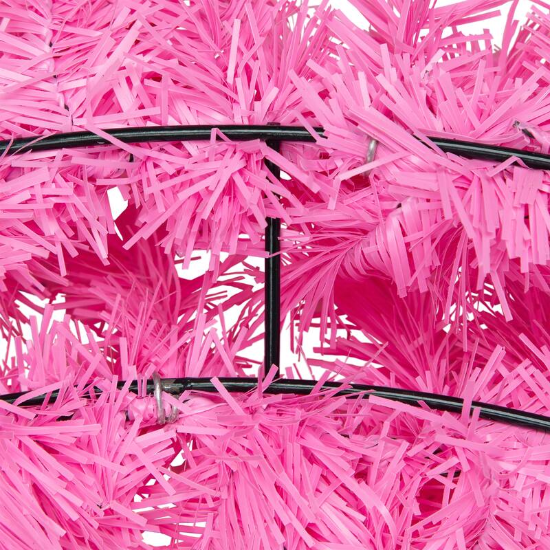 Artificial Pine Christmas Wreath - 36" - Pink - Unlit