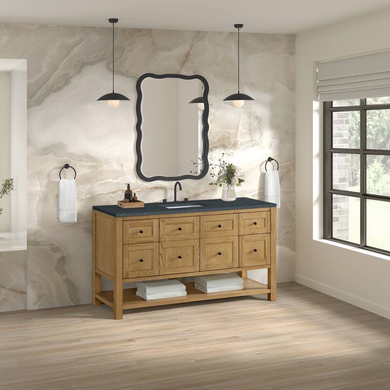 Breckenridge 60" Single Vanity, Light Natural Oak - 60S