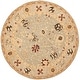 preview thumbnail 34 of 38, SAFAVIEH Handmade Anatolia Pattie Traditional Oriental Hand-spun Wool Rug 6' Round - Beige/Sage - Round