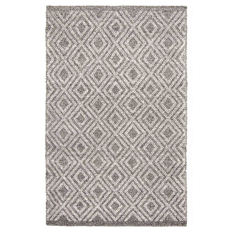 ECARPETGALLERY Braid weave Sienna Black Wool Rug - 5'0 x 7'9 - Black - 5'0 x 7'9
