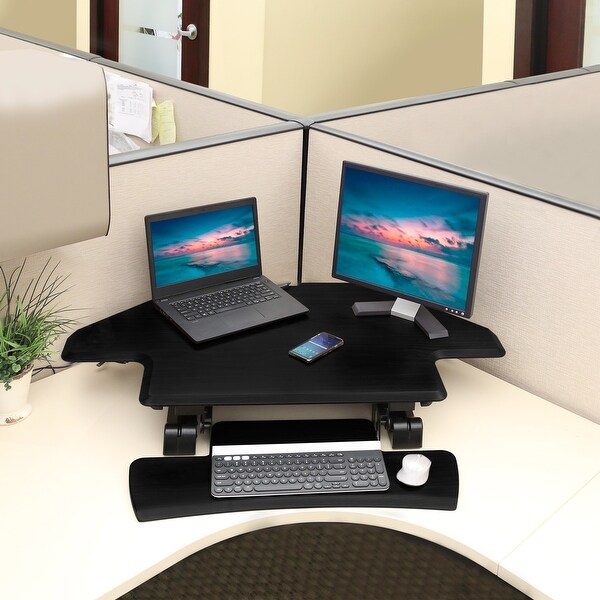 Airlift top desk riser