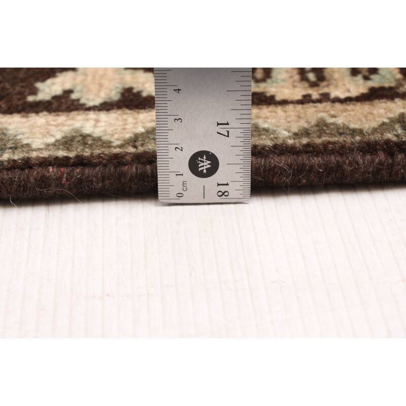 ECARPETGALLERY Hand-knotted Sarabi Brown, Taupe Wool Rug - 7'3 x 11'0