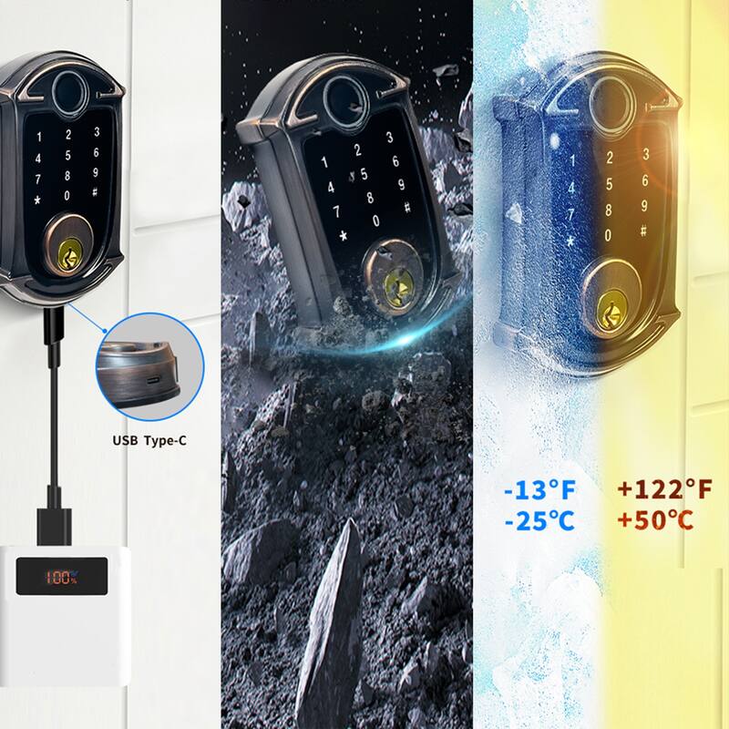 Smart Lock with Bluetooth, Fingerprint and Auto-Lock