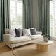 preview thumbnail 50 of 70, Exclusive Fabrics Raw Linen Weave Light Filtering Curtains for Bedroom & Living Room Curtains Pair - 2 Panel Drapes