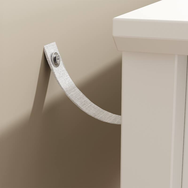 Fluted Console Table with 3 Drawers