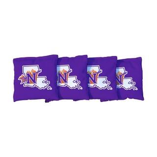 Northwestern State Demons Purple Cornhole Bags
