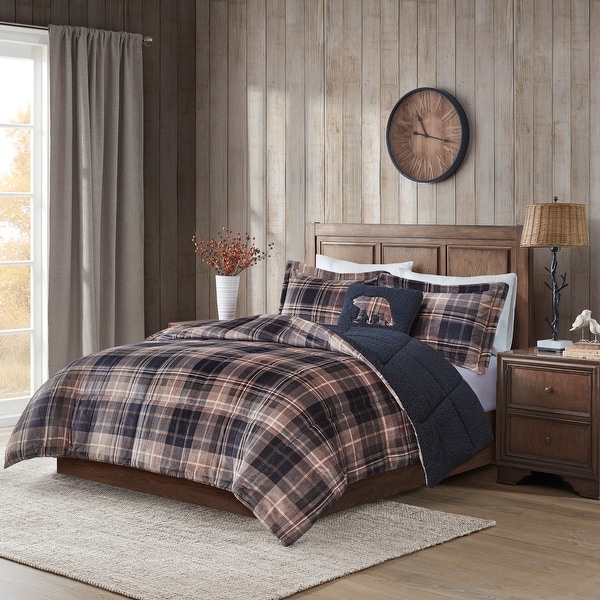 Woolrich Alton Plush To Sherpa Comforter Set 2025 www