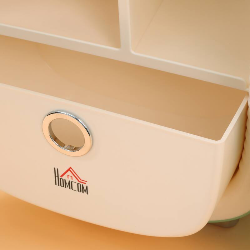 HOMCOM 12 L Portable Mini Makeup Fridge for Skincare - N/A