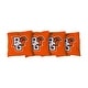 preview thumbnail 1 of 1, Bowling Green State University Falcons Orange Cornhole Bags All-Weather Resin Filled