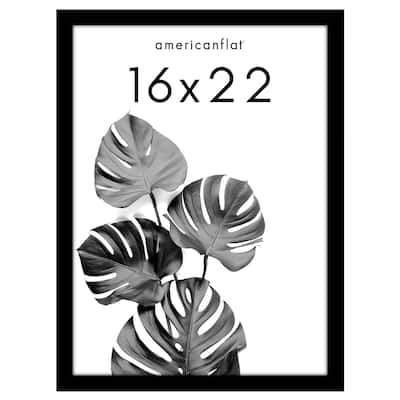 Americanflat Poster Frame - Wooden Picture Frame with Plexiglass Cover
