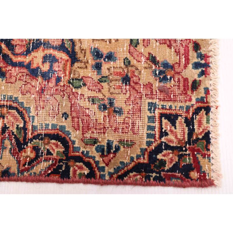 ECARPETGALLERY Hand-knotted Antalya Vintage Burgundy Wool Rug - 4'9 x 7'7