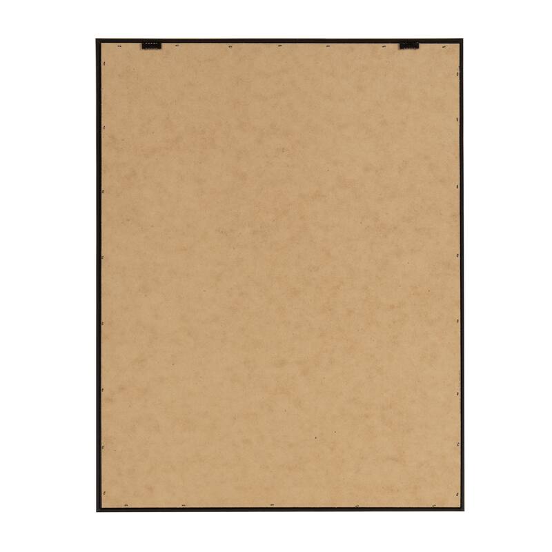 Kate and Laurel Sylvie Mid-Century Crocodile Framed Canvas by Rachel Lee
