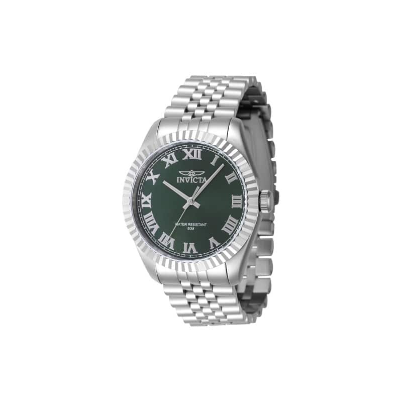 Invicta Men's 47398 Specialty Quartz 3 Hand Green Dial Watch