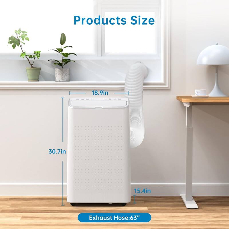Portable Air Conditioner, 14000 BTU Portable AC Cools Up To 750 sq. ft